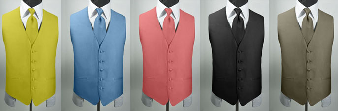 pink tuxedo vest